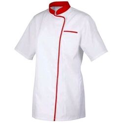 VESTE FEMME EXPRESSION MC PC BLANC/ROUGE