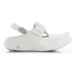 SABOT CUIR SOUPLE ANAIS/ALIZA BRIDE ARRIERE BLANC/BLANC