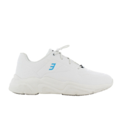BASKET CHAMP BLANCHE EN CUIR SYNTHETIQUE ESD SRC