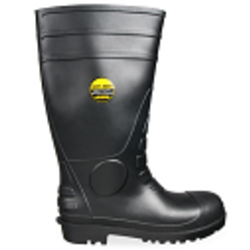 BOTTE DE TRAVAIL SECU NOIR HERCULES PVC S5 REF.850100