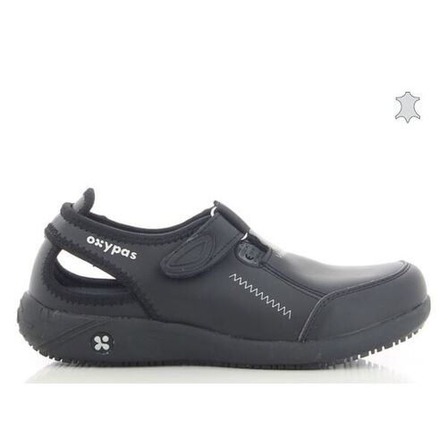 SABOT LINA/LILIA CUIR SOUPLE A BRIDE NOIR R&eacute;f :BLK