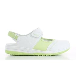 CHAUSSURE MELISSA A BRIDES MICROFIBRE BLANC/VERT CHAUSSURE MELISSA A BRIDES MICROFIBRE BLANC/VERT