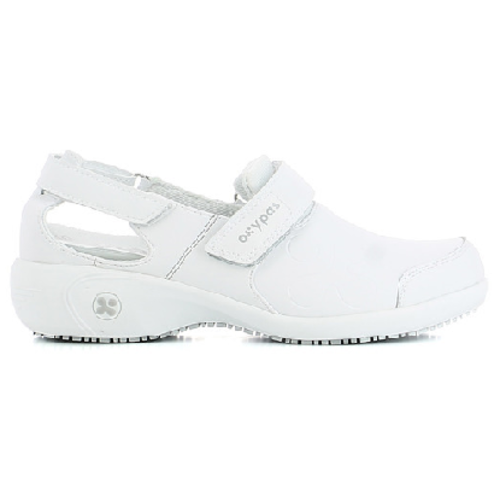 CHAUSSURE SALMA/SAMANTHA CUIR SOUPLE A BRIDE  BLANC REF.WHT