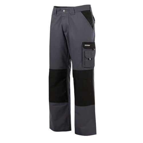 PANT DE TRAVAIL BOSTON BICOLORE PC 245g GRIS/NOIR