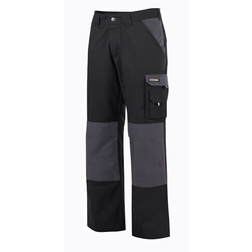 PANT DE TRAVAIL BOSTON BICOLORE PC 245g NOIR/GRIS