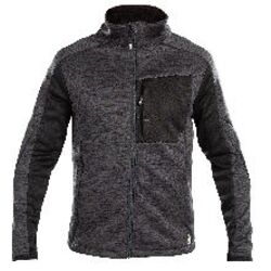 VESTE INTERM&Eacute;DIAIRE CONVEX GRIS/NOIR 100% POLYESTER