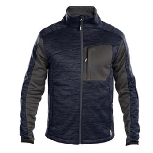 VESTE INTERM&Eacute;DIAIRE CONVEX MARINE/GRIS 100% POLYESTER
