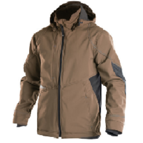 VESTE GRAVITY SOFTSHELL BICOLORE CAMEL