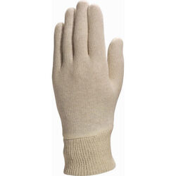 GANT AMBIDEXTRE COTON ECRU BORD COTE REF 4105