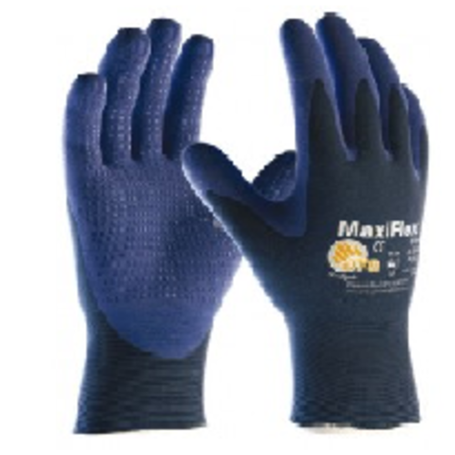 GANT MAXIFLEX ELITE NYLON EDUIT MOUSSE DE NITRILE PAUME REF 34-244