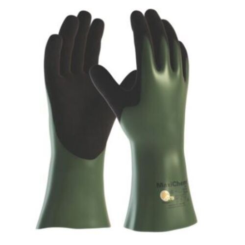 GANT CHIMIE MAXICHEM/MXDRY NITRILE MANCH. 35CM R&eacute;f : MXDRYCR635