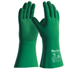 GANT CHIMIQUE MAXICHEM TRITECH NITRILE VERT MANCH.35CM R&eacute;f : 76-830