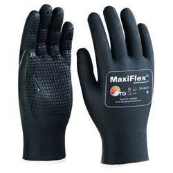 GANT SUR CAVALIER MAXIFLEX+ Tout Enduit PU/Nitril Sur Nylon/Lycra REF.42-847