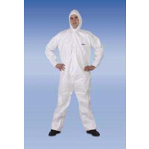 COMBINAISON ULTIMA A CAPUCHE EN POLYPROPYLENE BLANC TYPE 5/6 REF CM9X
