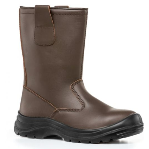 BOTTE CUIR S3 NON FOURRE MARRON PYROXITE REF.9PROY
