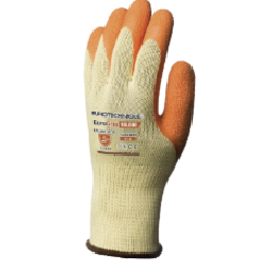 GANT TRICOTE POLYESTER ENDUCTION EN LATEX ORANGE CREPE NIV2142X  REF.1LACO