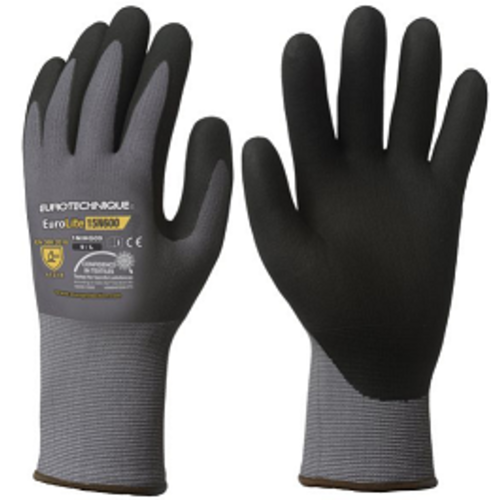 GANT ENDUIT NITRILE FOAM PAUME NOIR NIV 4131X EN388 REF.1NIHG