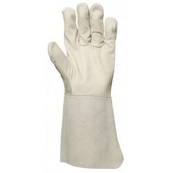 GANT SOUDEUR CROUTE CUIR MANCHETTE 15CM TU/10 REF 2524