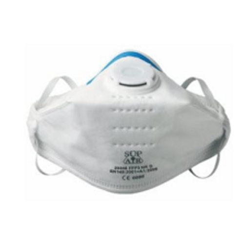 BOITE DE 20 MASQUES DE PROTECTION 23305 JETABLE FFP3 A VALVE PLIABLE