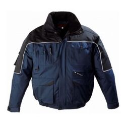 BLOUSON RIPSTOP MULTIPOCHES IMPER ETANCHE MARINE/NOIR