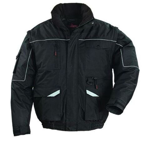 BLOUSON RIPSTOP MULTIPOCHES IMPER ETANCHE NOIR R&eacute;f : 5BMRB