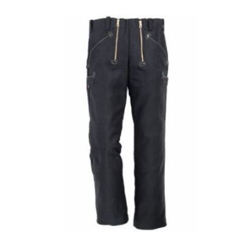 PANTALON CHRISTIAN COTON MOLESKINE NOIR 600GR DROIT REF.800-08