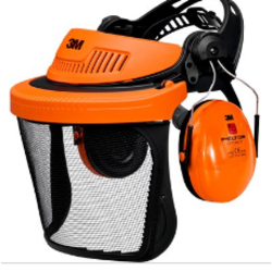 CASQUE COMBINAISON FORESTIERE AVEC COIFFE 3M REF G500V5CH510-OR