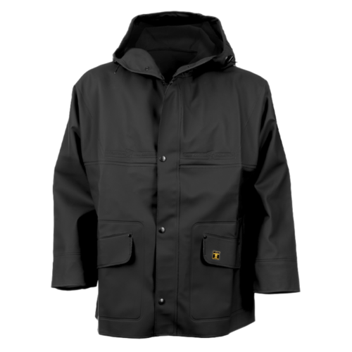 VESTE DE PLUIE ISODER A CAPUCHE MAGIC  GLENTEX NOIR