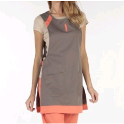 TABLIER CHASUBLE E DEBBY  CACAO PC