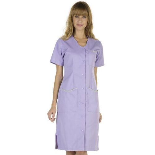 BLOUSE LAURENE MC PC PARME LONG 105CM