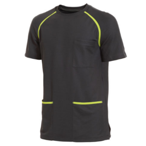 TUNIQUE HOMME MC LUCAS MAILLE ANTI-BACTERIEN CP 220G