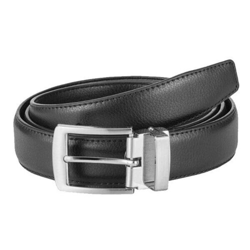 CEINTURE HOMME CLEMENCEAU NOIR TAILLE 120CM CUIR REF.9CLM