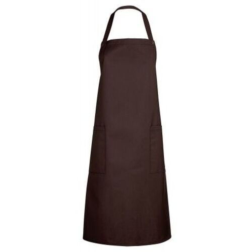 TABLIER DE CUISINE  A BAVETTE BLANC 100% COTON REF.YTAVALET