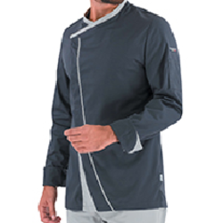 VESTE DE CUISINE HOMME ML CROISEE MINT CP 180G REF.2MNTCP