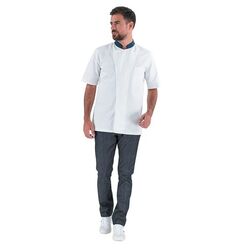 VESTE DE CUISINE HOMME MC COL OFFICIER TURNIP PC 215G REF.2TRNPC