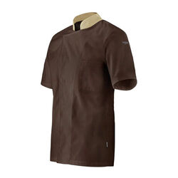 VESTE DE CUISINE HOMME MC COL OFFICIER TURNIP PC 215G REF.2TRNPC