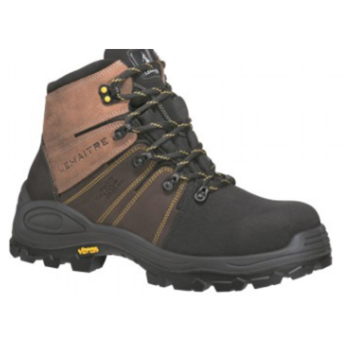 CHAUSS.SECU.HAUTE TREK BRUN MARRON S3 WR CI HI HRO METAL FREE