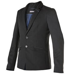 REF:0205 VESTE DE SERVICE NOIR HOMME FIT N BLUE 100%POLYESTER