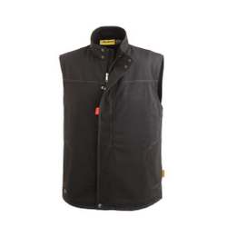 GILET SM GAMMEX NOIR CANVAS PC 65/35 r&eacute;f1109