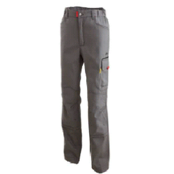 PANTALON GAMMEX GRIS CANVAS PC 65/35+POCHE GENOU GRS R&eacute;f 1181