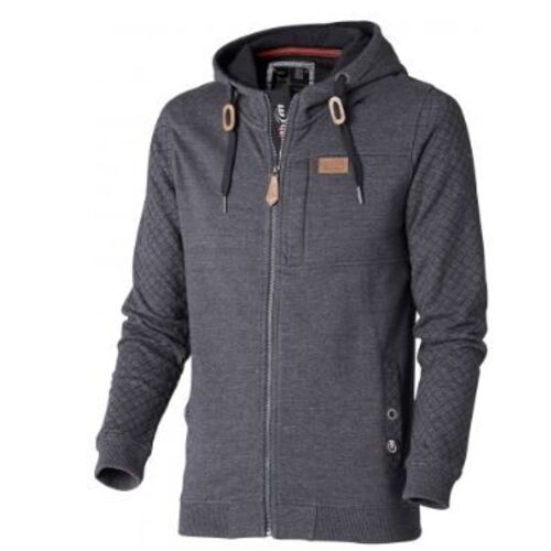 SWEAT DENIM ZIPPE A CAPUCHE BLEU CHINE R&eacute;f.03089999146