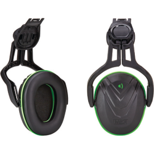 COQUILLE ANTIBRUIT VERT ADAPTABLE POUR CASQUE V-GARD 28dB REF.10190356