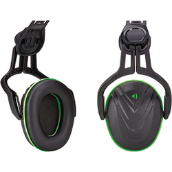 COQUILLE ANTIBRUIT VERT ADAPTABLE POUR CASQUE V-GARD 28dB REF.10190356