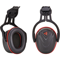 COQUILLE ANTIBRUIT ROUGE ADAPTABLE POUR CASQUE V-GARD 36dB REF.10190358