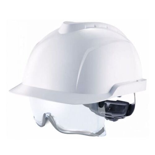 CASQUE VGARD V930 NON VENTILE SURLUNETTE PORTE BADGE BLANC REF.GVD1A