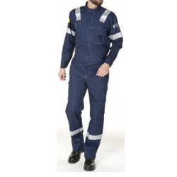 COMBINAISON TECHPROTECT MARINE BOUTON PRESSIONS AVEC BANDES REF.TECHCB88BR