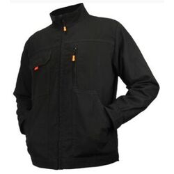 BLOUSON TYPHON PLUS NOIR COTON/POLY ET ELASTHANNE 290G STAN REF.09TYEN