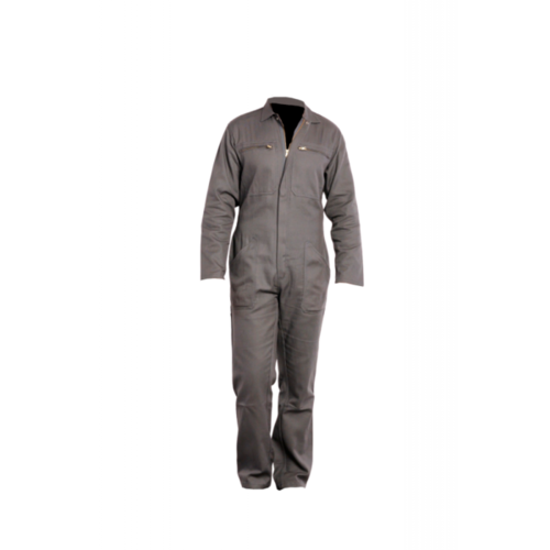 COMBINAISON TYPHON 1 ZIP SOUS PATTE 100%COTON GRISE  / 05TYAG JUAN