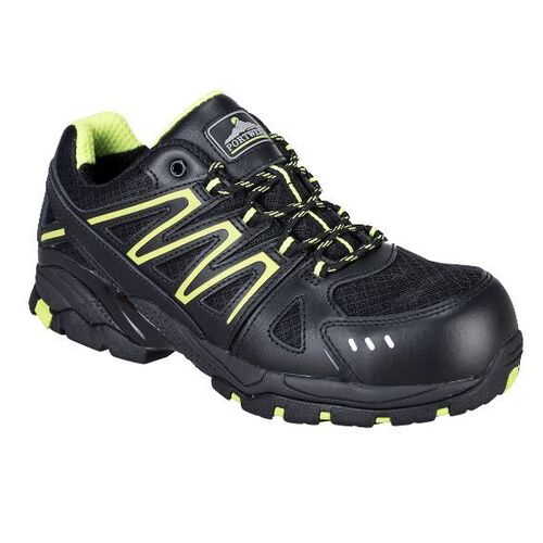 CHAUSSURE DE SECU TYPE BASKET VISTULA NOIR/VERT COMPOSITE S1P REF.FC67