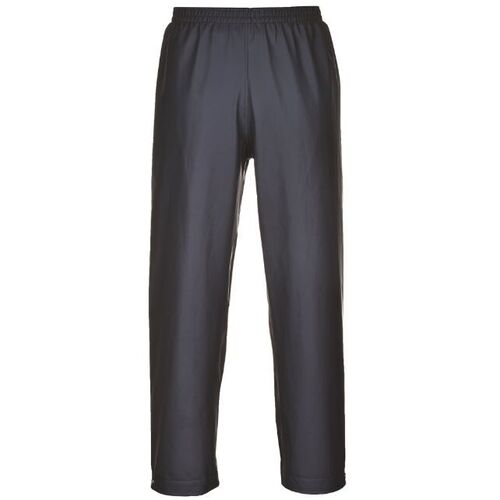PANTALON DE PLUIE NOIR SEALTEX POLYESTER  ENDUIT PVC REF S451